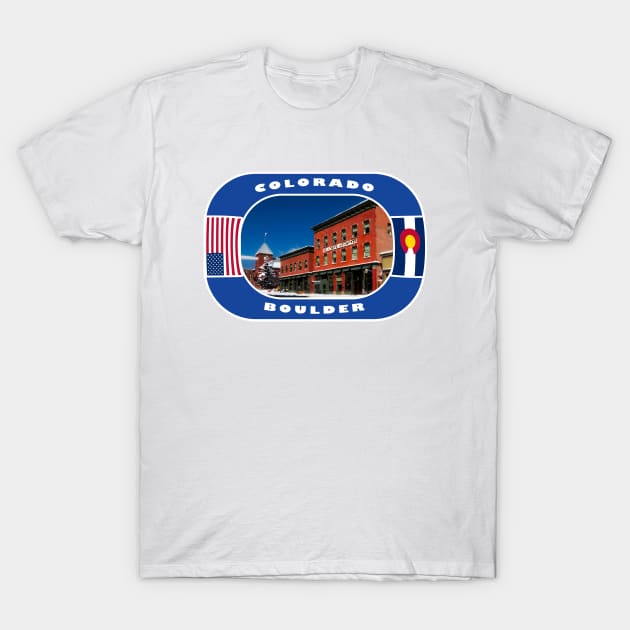 Colorado, Boulder City, USA T-Shirt by DeluxDesign